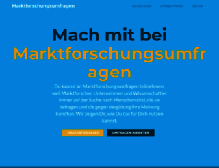 marktforschungsumfragen.com screenshot