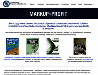 markupandprofit.com screenshot