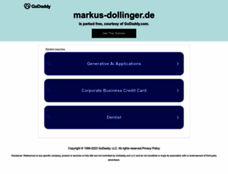 markus-dollinger.de screenshot