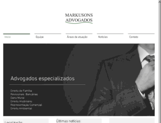 markusonsadvogados.com.br screenshot