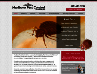 marlboropestcontrol.com screenshot