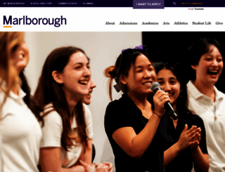 marlborough.org screenshot