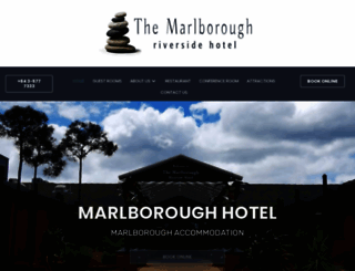 marlboroughhotel.co.nz screenshot