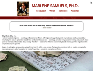 marlenesamuels.com screenshot