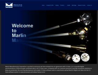 marlinmfg.com screenshot