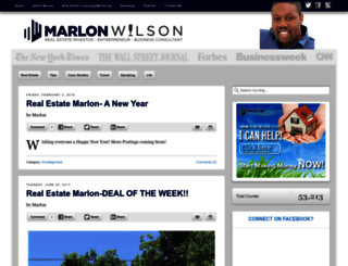 marlonwilson.com screenshot