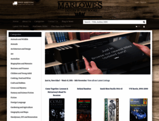 marlowesbooks.com screenshot