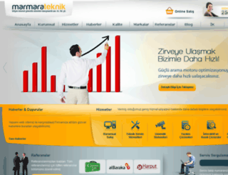 marmarateknik.com screenshot