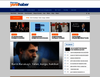 marmarayerelhaber.com screenshot
