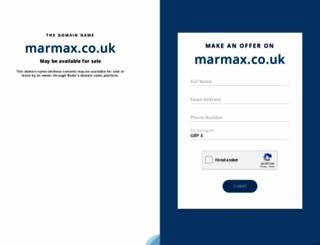 marmax.co.uk screenshot