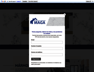 marmolesmaga.com.mx screenshot