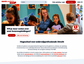 marnixacademie.nl screenshot