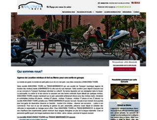 maroc-anacondatours.com screenshot