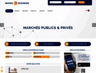 maroc-business.com screenshot