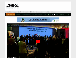 maroc-diplomatique.net screenshot
