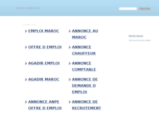 maroc-emploi.net screenshot
