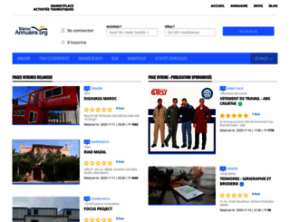 marocannuaire.org screenshot