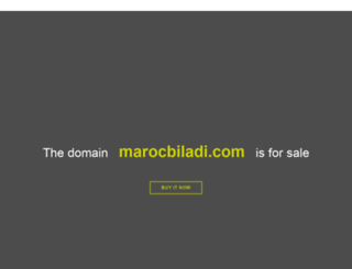 marocbiladi.com screenshot