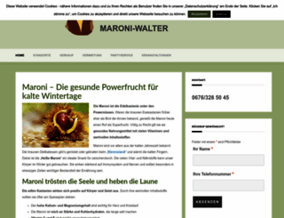 maroni-walter.com screenshot
