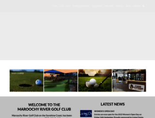 maroochyrivergolfclub.com.au screenshot