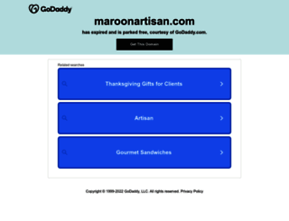 maroonartisan.com screenshot