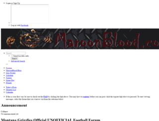 maroonblood.com screenshot