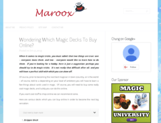 maroox.com screenshot