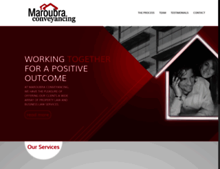 maroubraconveyancing.com.au screenshot