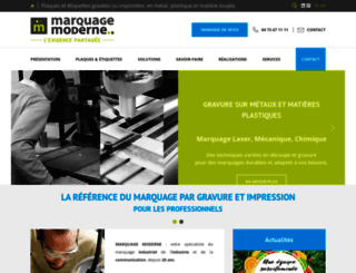 marquage-moderne.fr screenshot