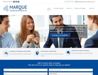 marqueconsulting.com.au screenshot