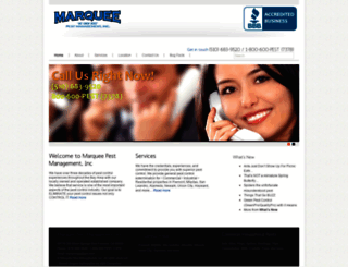 marqueepestmanagement.com screenshot