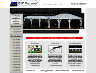 marquees-for-sale.co.uk screenshot