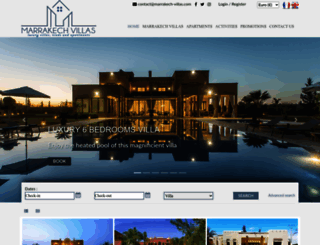 marrakech-villas.com screenshot