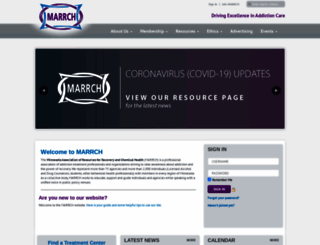 marrch.org screenshot