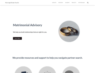 marriagebrokerauntie.com screenshot