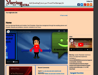 marriageextra.com screenshot