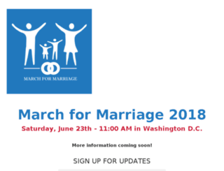 marriagemarch.org screenshot