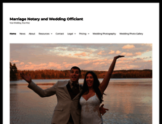 marriagenotary.com screenshot