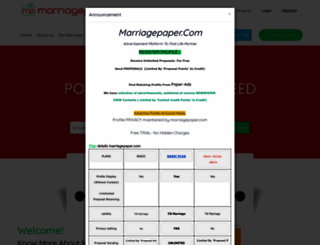 marriagepaper.com screenshot