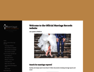 marriagerecords.me.uk screenshot