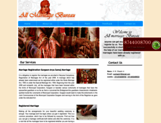 marriageregistrationgurgaon.com screenshot