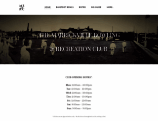 marrickvillebowlingclub.com.au screenshot