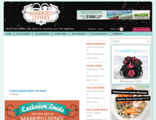 marriedliving.com screenshot