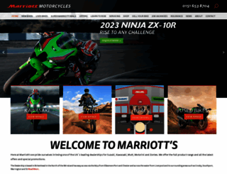 marriottmotorcycles.com screenshot