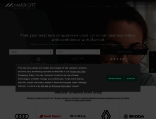 marriottmotorgroup.co.uk screenshot