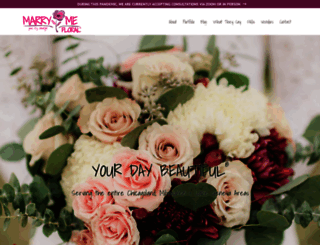 marrymefloral.com screenshot