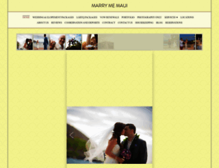 marrymemaui.com screenshot
