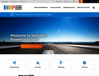 marseille-airport.com screenshot