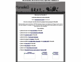 marseille13.com screenshot