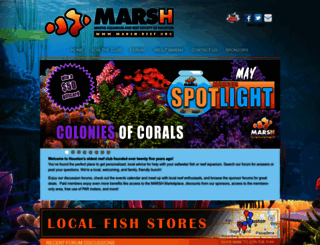 marsh-reef.org screenshot